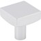 Jeffrey Alexander 1-1/8" Overall Length Polished Chrome Square Dominique Cabinet Knob 845PC - alternate 1